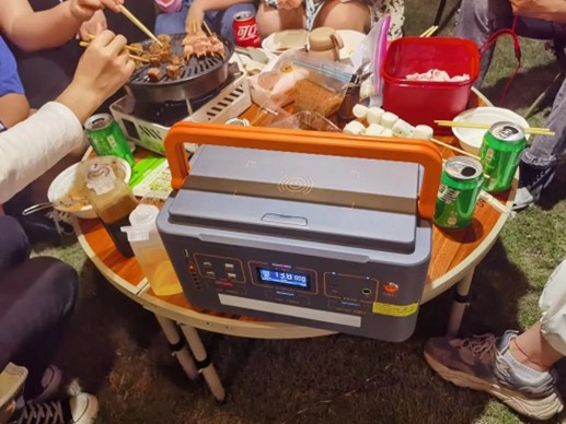 百瑞彩票5988户外电源助力西江花海团建活动