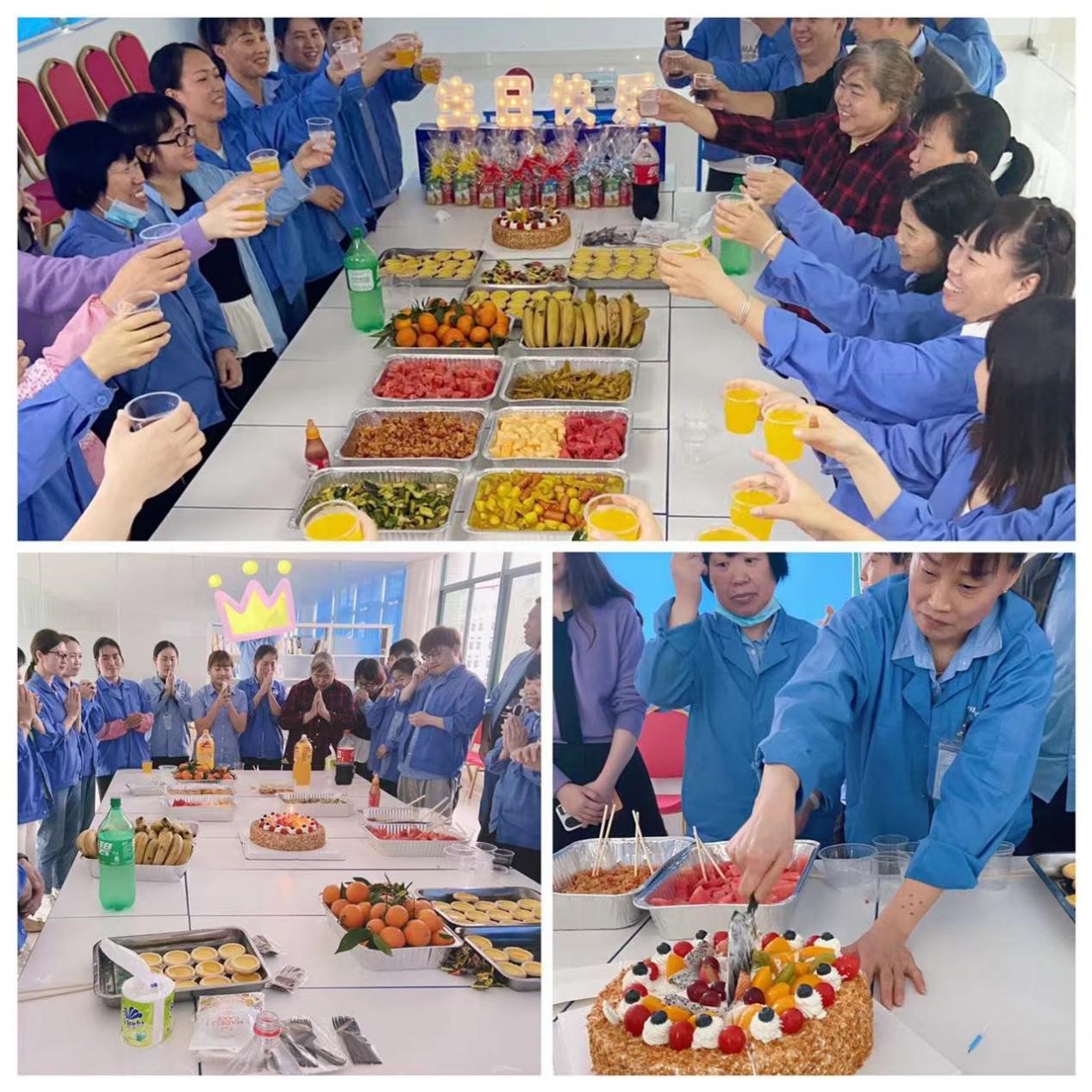 百瑞彩票5988员工庆生,温情相伴