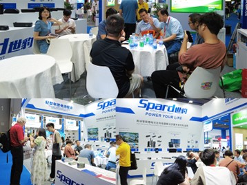 2023年世界电池产业博览会百瑞彩票5988锂电池展台盛况
